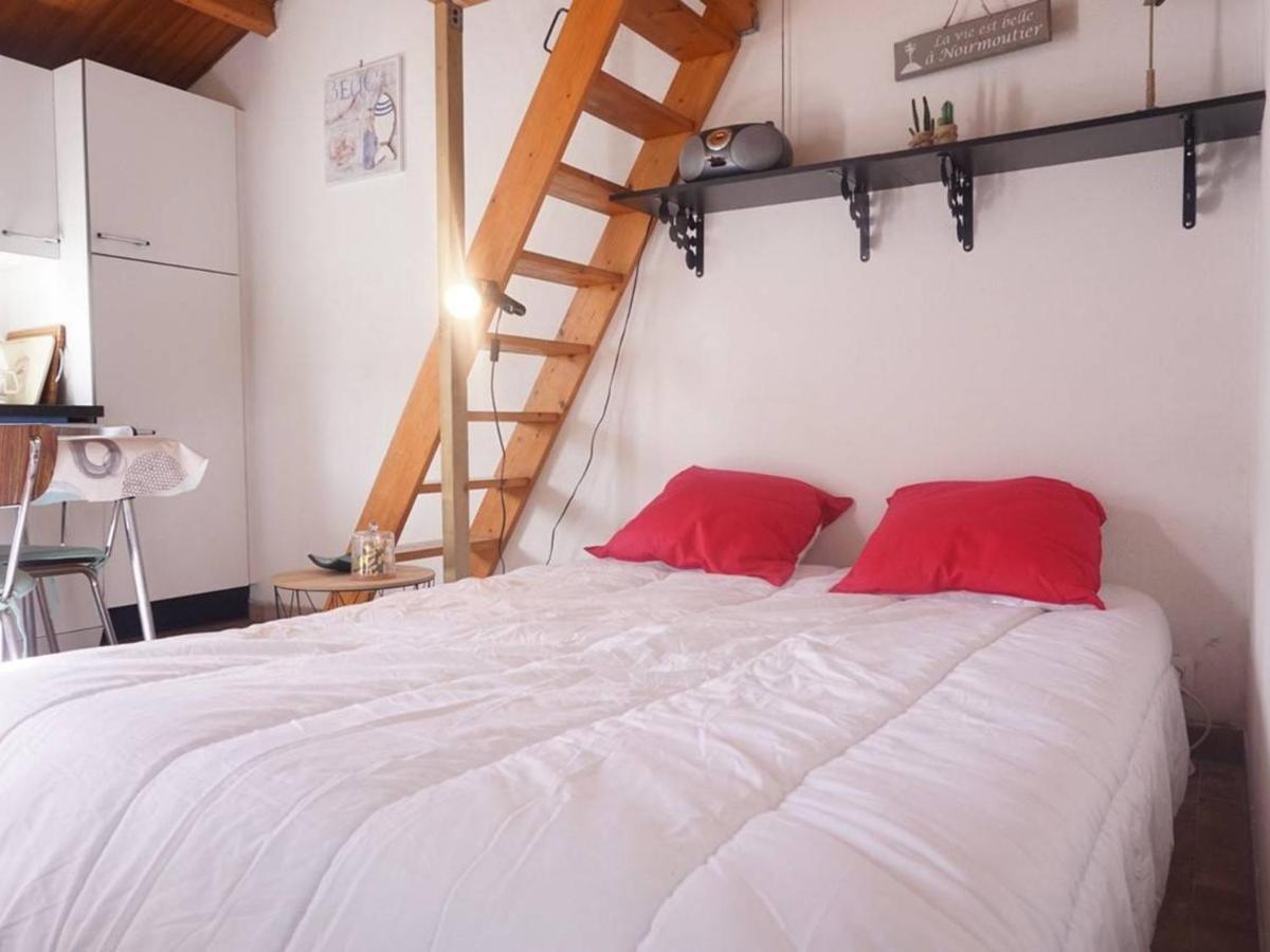 Studio Mezzanine A 200M Du Port Et De La Plage, Cour Privative, Parfait Pour 3 Personnes - Fr-1-224B-564 นัวร์มูติเย-ออง-ลิล ภายนอก รูปภาพ