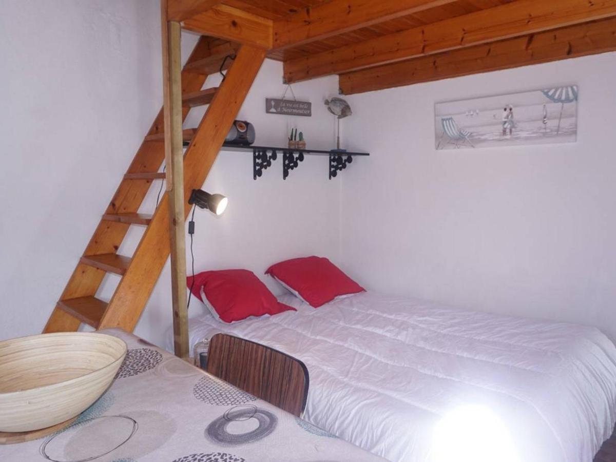 Studio Mezzanine A 200M Du Port Et De La Plage, Cour Privative, Parfait Pour 3 Personnes - Fr-1-224B-564 นัวร์มูติเย-ออง-ลิล ภายนอก รูปภาพ