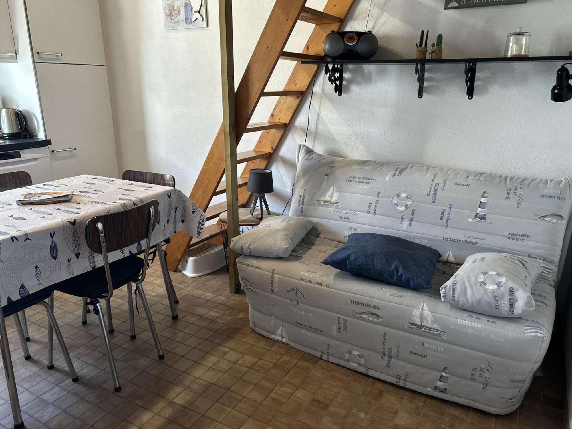 Studio Mezzanine A 200M Du Port Et De La Plage, Cour Privative, Parfait Pour 3 Personnes - Fr-1-224B-564 นัวร์มูติเย-ออง-ลิล ภายนอก รูปภาพ
